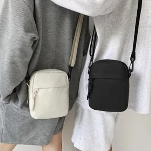 Bag Ysgwydd Dynion INS Tuedd Bag Bach Dal dwr Ffôn Symudol Ar Gyfer Menywod Bagiau Negesydd Dyn Bagiau Sgwâr Mini neilon Crossbody