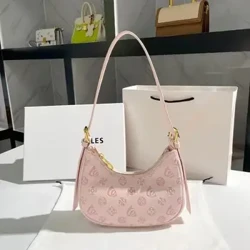 Torba bagietka w geometryczny wzór, nowatorski portfel na ramię, damska klasyczna teksturowana torba pod pachami w stylu retro