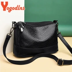 Sac à bandoulière Vintage en cuir PU pour femmes, sac à épaule en forme de Crocodile, sacoche pour téléphone, sac à main pour maman