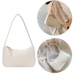 1Pc Retro forearm bag menywod bwa bag llaw PU lledr baguette baguette
