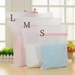 3/1PCS Zippered Mesh Laundry Wash Bags Protection Net Foldable Thicken Delicates Lingerie Underwear Washing Machine Clothes Bags
