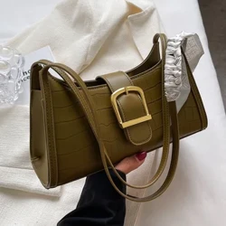 High Sense Special-Interest Design Wahine 2024 New Spring Versatile Fashion One Shoulder Underarm Hair Baguette Bag
