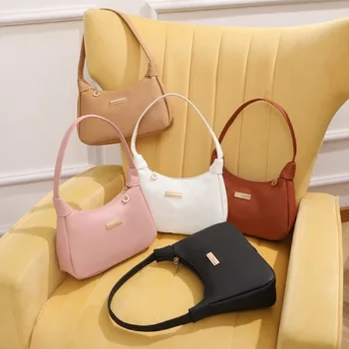 Móda Dámské Tašky v podpaží Uzel Design Kabelka Liči vzor Pu Kůže Tašky s malou rukojetí Shopper Clutch Peněženka 2024 Nový dárek