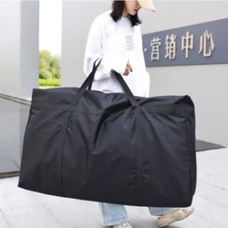 Borsa portaoggetti pieghevole per trapunta Borsa portabagagli portatile di grande capacità Borsa da viaggio portatile per riporre abiti Borsa tote unisex con cerniera