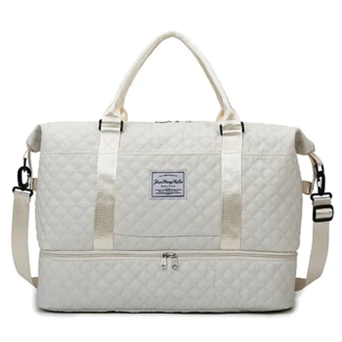 Kortreist reiseveske Herre Dame Håndveske Stor kapasitet Bagasjeoppbevaringsveske Tørr Våtseparasjon Vanntett Sports Fitness Bag