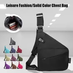 Borsa piccola portatile casual Tasca di sicurezza Borsa a tracolla da viaggio per il tempo libero Borse da esterno per uomo Borsa a tracolla zaino antifurto