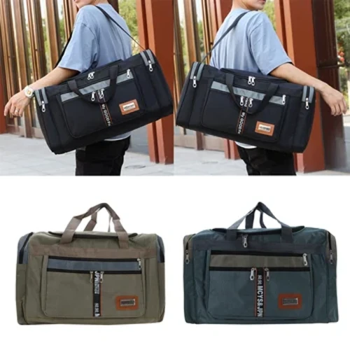 Sac de voyage en toile pour hommes et femmes, sacs à main de voyage de grande capacité, sacs de transport portables en plein air, sacs de voyage pour week-end