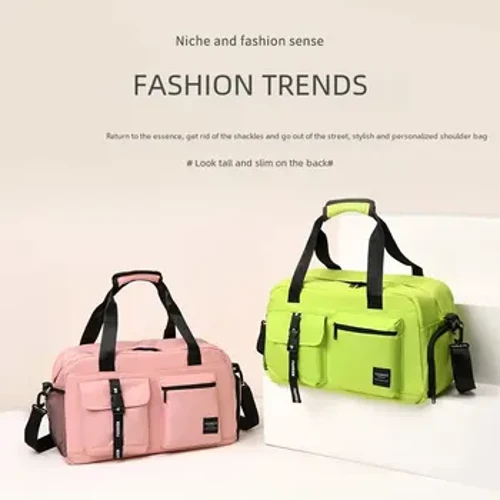 Bolsa de viaje de gran capacidad para hombre, compartimento independiente para zapatos, bolsa de entrenamiento con separación en seco y húmedo para deportes y Fitness