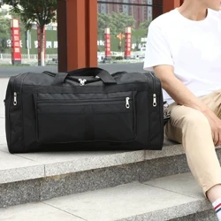 Sac de voyage noir multifonctionnel pour femmes, sac multifonctionnel pour vêtements de Yoga, Fitness, bagages pour hommes, sac à main de voyage d'affaires