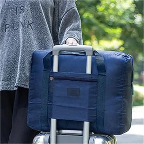Klappt Reesbeutel Grouss Kapazitéit Waasserdicht Bag Gym Yoga Späicher Portable Gepäck Handtasche Haltbar Nylon Stoffbeutel