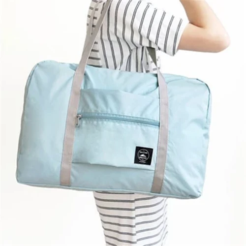 Neisten Nylon ausklappbare Reesbeutel Unisex Grouss Kapazitéit Bag Gepäckorganisator Fraen Waasserdicht Handtaschen Männer Reesbeutel