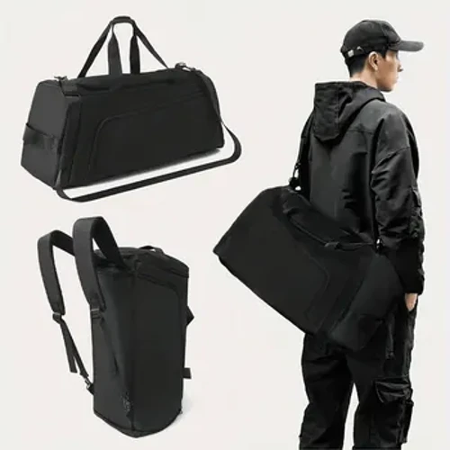 1 adet Unisex Büyük Kapasiteli Kuru ve Islak Ayırma Seyahat Çantası, Spor Çantası, Spor Çantası, Açık Hava Seyahati, İş Gezisi için Uygun