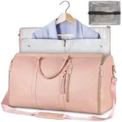 Buylor Borsone da viaggio di grande capacità Borsa da donna Borsa da viaggio pieghevole Borsa per vestiti impermeabile Borsa da palestra Borse per fitness all'aperto