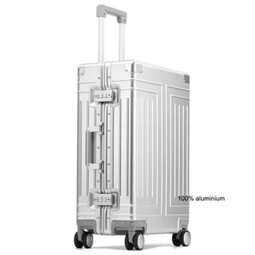 Carrylove 20 "24" 26" 29 colių aliuminio vežimėlio lagaminas vandeniui atsparus metalinis salono bagažo krepšys su ratukais