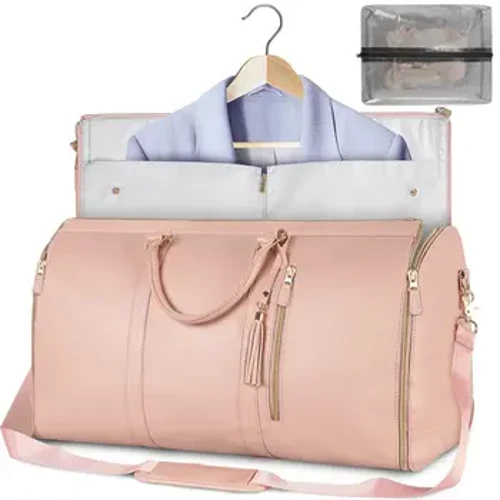 Nei Damen Grouss PU Klappsuit Storage Bag Grouss Kapazitéit Hand Gepäck Bag Reesbeutel Multi Funktioun