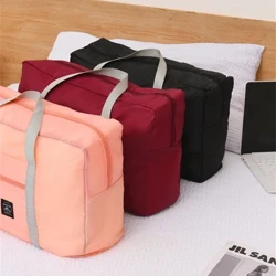 Rees Handtasche Gepäck Bag Grouss Kapazitéit Kuerz Distanz Schëller Rucksak Haltbar Waasserdicht Klappdeckel Trip Storage Poschen
