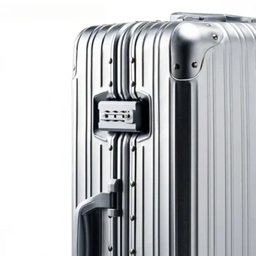 Maleta de aleación de aluminio y magnesio de gran tamaño, Maleta con contraseña de rueda universal a la moda, caja de varilla de tracción para embarque de viaje