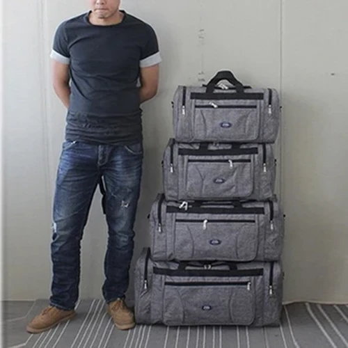 Män Resväskor Handbagage Stor Kapacitet Oxford Vattentät Stor Resväska Business Duffle Resväska För Man