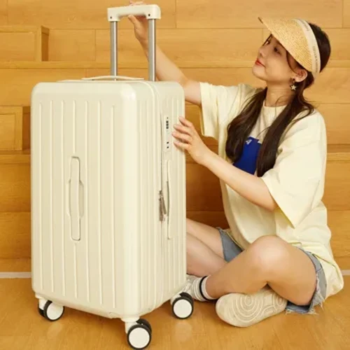 Gutt ausgesinn Carry On Travel Gepäck Grouss Gréisst Gepäck Trolley Case Koffer Passwuert Mute Universal Rad