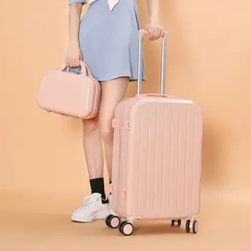 Nhật Bản Và Hàn Quốc Hành Lý Tươi Nữ Sinh Vali Du Lịch Hộp Mật Khẩu Nam Lưới Đường Nâu Màu Trái Cây Hộp Da