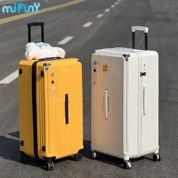 MiFuny Rolling Luggage Cabin Holiday Suitcase Set Couples Potovalni Anti-Fall Password Package Outing Carry on Luggage with Wheels