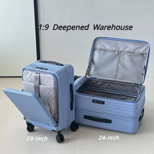 Куфар за пътуване 1：9 Deepened Warehouse Подвижен багаж среден размер Куфар за количка Многофункционален ръчен багаж