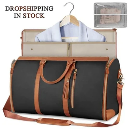 Grouss Reesbeutel Fraen PU Klappsuit Storage Bag Grouss Kapazitéit Hand Gepäckbeutel Multi Funktioun Waasserdicht Portable Reesbeutel