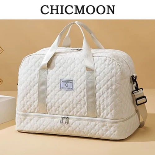 Chuyến Đi Ngắn Du Lịch Nam Nữ Túi Xách Tay Dung Tích Lớn Túi Bảo Quản Hành Lý Khô Ướt Tách Thể Thao Chống Thấm Nước Thể Dục Túi