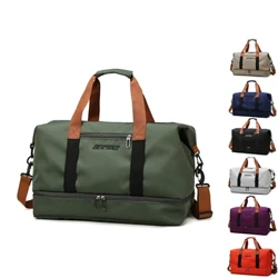 Reistas Man Vrouw Handbagage met grote capaciteit Droog-nat scheiding Sport Fitnesstas Reispakket voor korte afstanden