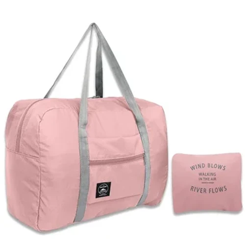 2023 Mới Nylon Có Thể Gập Lại Túi Du Lịch Unisex Dung Tích Lớn Túi Hành Lý Nữ Túi Xách Tay Chống Nước Nam Du Lịch