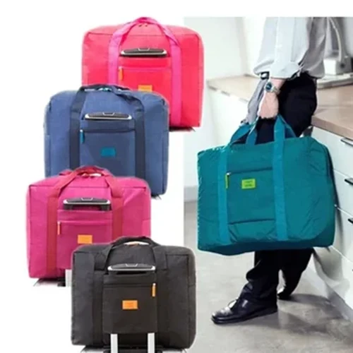 I-Foldable Travel Duffel Bag Isikhwama Sokuhamba Esilula Sabesifazane Nabesilisa Yiphethe Isikhwama Somthwalo Weekender Overnight Bag