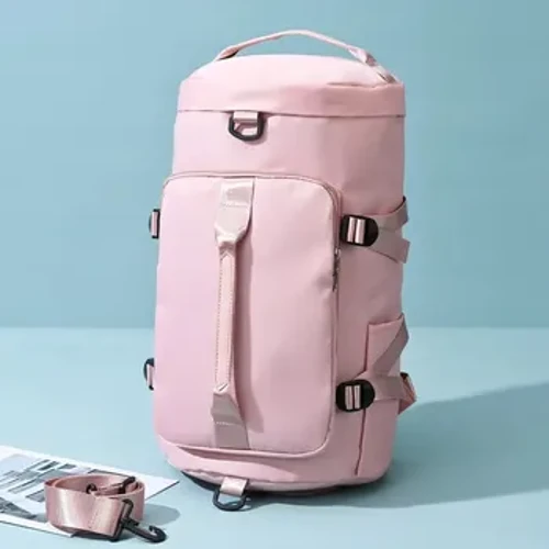 Ny kortrejse rejsetaske Mænd Kvinder Håndtaske Stor Kapacitet Bagage Opbevaring Taske Tør Våd Separation Vandtæt Sports Fitness Taske