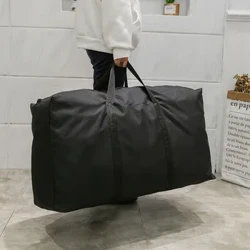 Unisex Mỏng Gấp Túi Hành Lý Dung Tích Lớn Đeo Túi Đựng Đồ Thường Nhẹ Nam Túi Xách Weekender Oxford Quần Áo Túi Bảo Quản