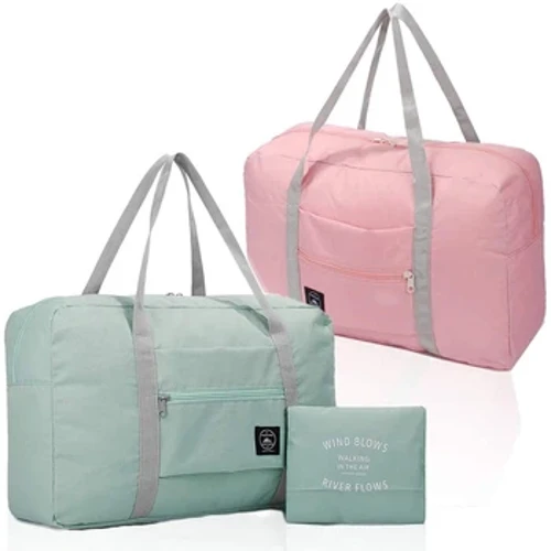 Mới nhất Nylon Túi Du Lịch Gấp Gọn Unisex Dung Tích Lớn Túi Sắp Xếp Hành Lý Nữ Túi Xách Tay Chống Nước Nam Du Lịch