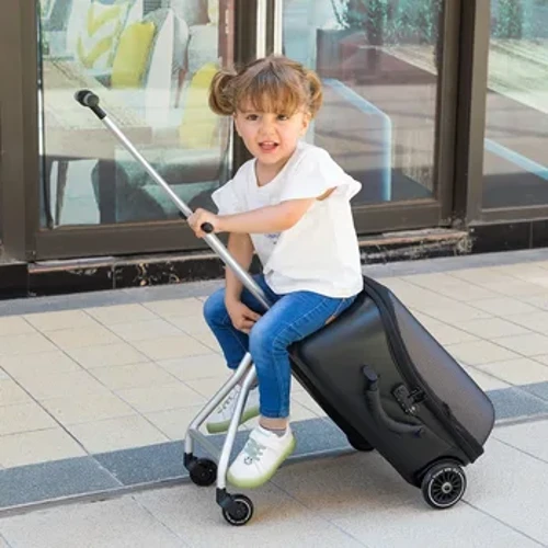SEABIRD – valise pour enfants, Version améliorée, bébé assis sur un chariot, sac Tavel, bagage à main, 20 pouces pour enfants