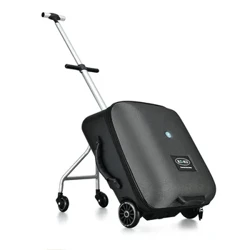 Дитяча валіза Модна оновлена ​​версія Baby Sitting on Trolley Tavel Bag Suitcase Carry On Rolling Luggage 20 Inch for Kids