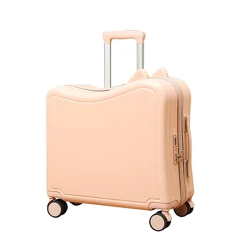 Kinderkoffer auf Rädern, 20 Zoll, rollendes Kindergepäck, leicht, kann sitzend mitfahren, Trolley-Koffer, Kabinen-Reisetasche