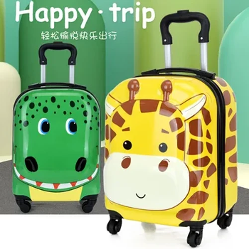 LeTrend 3D Cartoon Koffers Op Wielen Kinderen Dinosaurus Rollende Bagage Set Spinner Trolley Kinderen Reistas Student Cabine Kofferbak