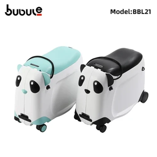 PP rhad plant hardshell bagiau arddull panda cês dillad plant teithio bag reidio ar fagiau