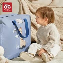 AIBEDILA Otroška prtljaga za otroke Torba Oxford Cloth Velika Kapaciteta Torba za shranjevanje Torba za shranjevanje Plenice Organizator Baby Potovalne torbe