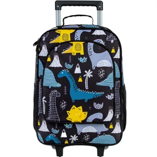 Imithwalo Yezingane Yabafana, I-Cute Dinosaur Rolling Wheels Suitcase Yezingane Esacathula