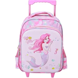 Petits enfants roulant bagages sacs de chariot de voyage pour petits garçons enfant en bas âge roulant sac à dos valise pour kidgarden chariot sac à dos