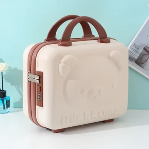Vali di động trẻ em hộp trang điểm mini hộp nhỏ gấu đi du lịch quà tặng nữ hành lý túi mỹ phẩm