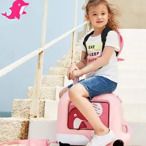 Trẻ em đi xe vali trẻ em mới biết đi bằng máy bay hành lý hành lý đi xe vali cho con trai con gái lăn vali vali