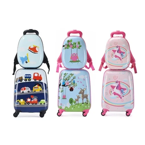 Unicorn Kanner Koffer 18'' Zoll 13'' Zoll Universal Rad Koffer Sets klengt Meedchen Trolley Case Kanner droen Gepäck un