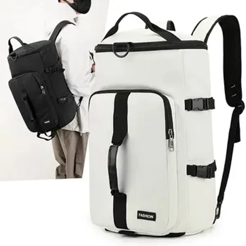 Damen-Canvas-Reisetasche mit großem Fassungsvermögen und doppeltem Verwendungszweck, Fitness-Sporttasche, Handgepäck für Kurztrips, lässiger Stil