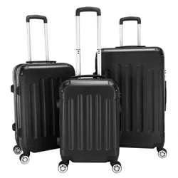 Valise à cadre en aluminium, 3 pièces, conception brevetée, ensembles de bagages à roulettes, belle cabine d'embarquement 20 24 28 pouces