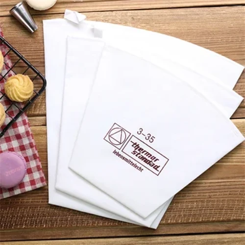 Kanthong kain laminating tas gedhe lan cilik bisa digunakake maneh tas pastry katun krim laminating tas alat jajan