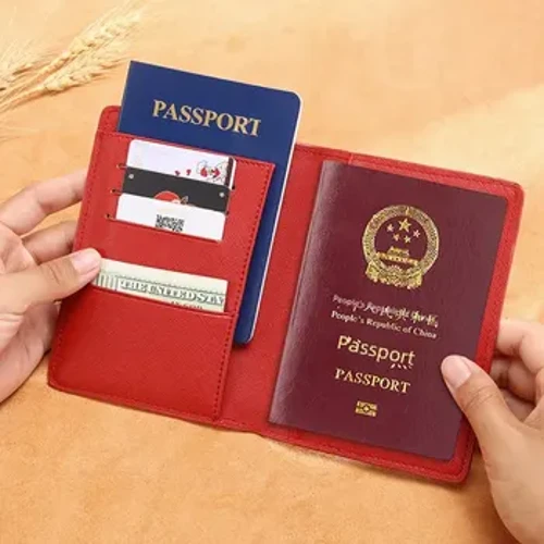 Wielofunkcyjne etui na dokumenty Etui ochronne na paszport Torba podróżna o dużej pojemności do przechowywania dokumentów Portfel podróżny na paszport