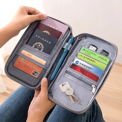 Portofel de călătorie fierbinte Suport pentru pașaport de familie Accesorii de călătorie unisex Organizator de documente impermeabil Geanta ID Posesor de card de credit